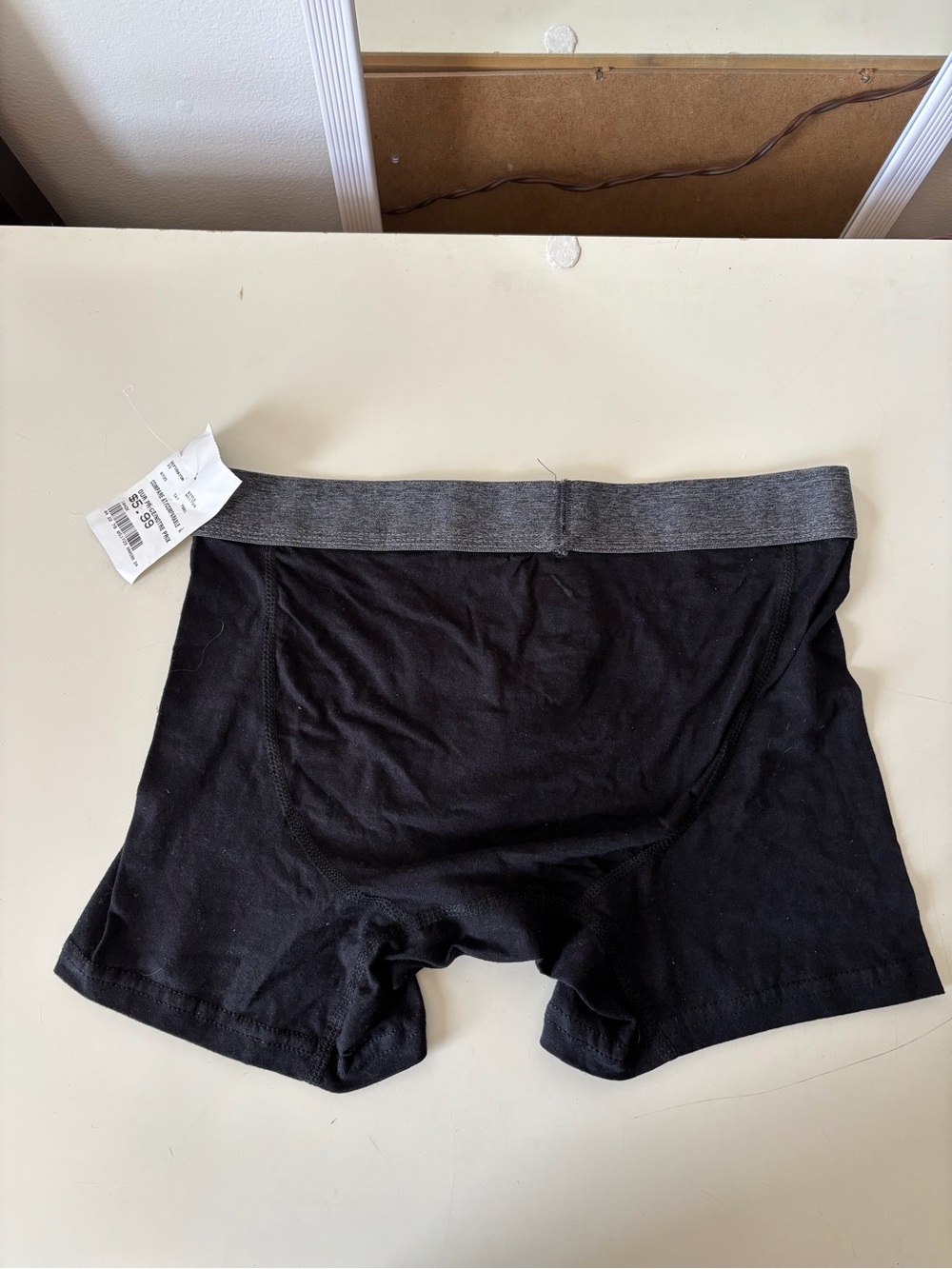 Levi's Black Boxer Briefs with Gray Waistband